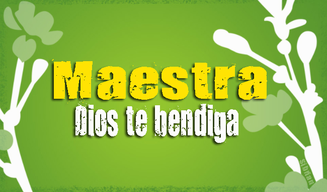 Postal para regalar a una MAESTRA | Imagenes Postales y Tarjetas