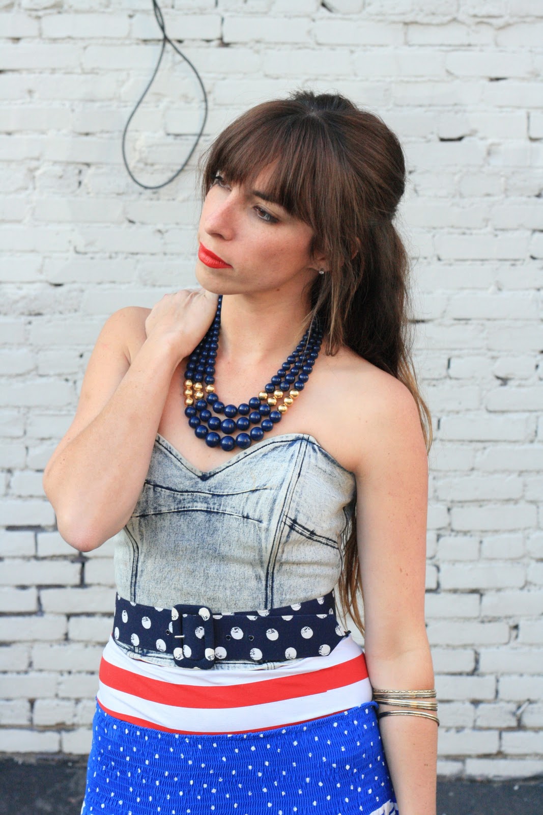 Jean Corset Top