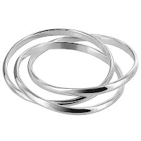 Sterling Silver Triple Band Thumb Ring Top