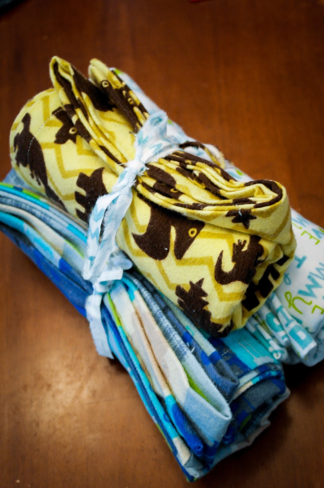 The Berry Bunch Receiving Blanket Mitered Corners Tutorial