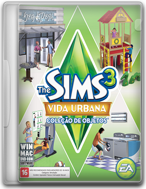 The Sims 3: Vida Urbana - PC (Completo) + Crack Capa The Sims 3: Vida Urbana PC (Completo) + Crack
