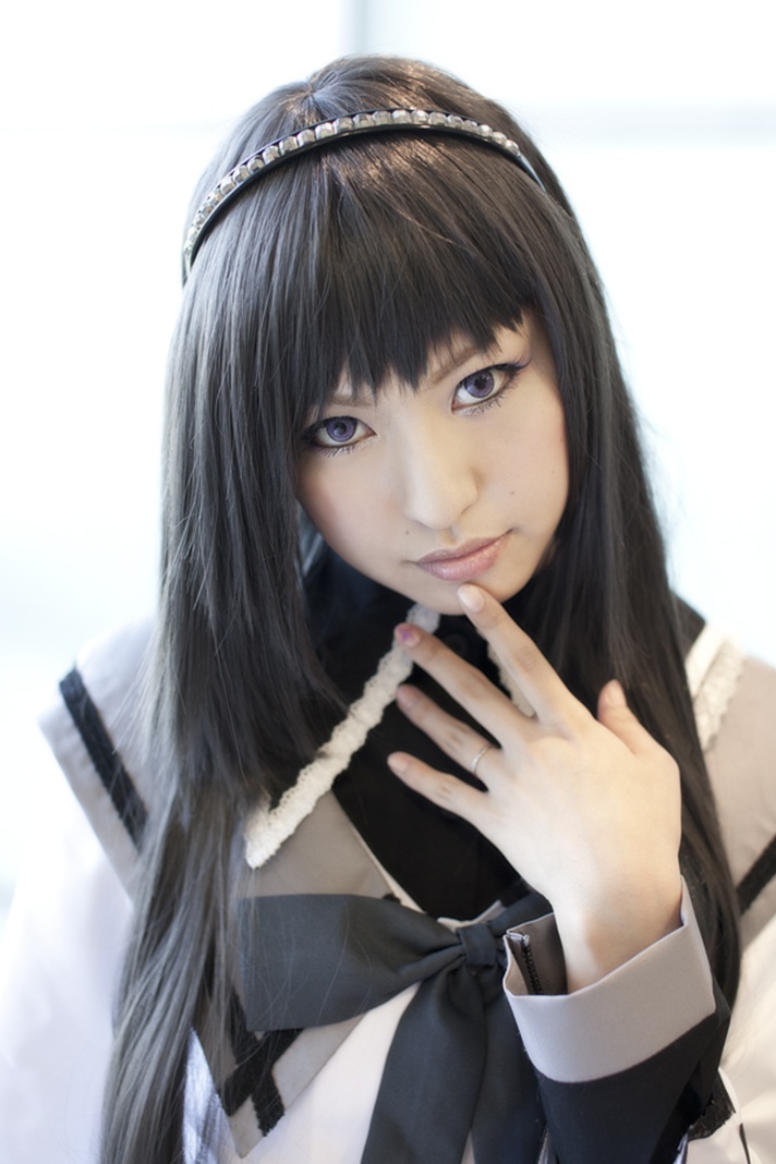 Akemi Homura Puella Magi Madoka Magica Magical Girl of Magus cosplay kostüm