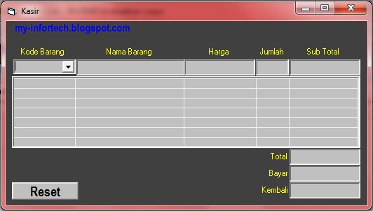 gambar program kasir vb6 gambar program kasir vb6