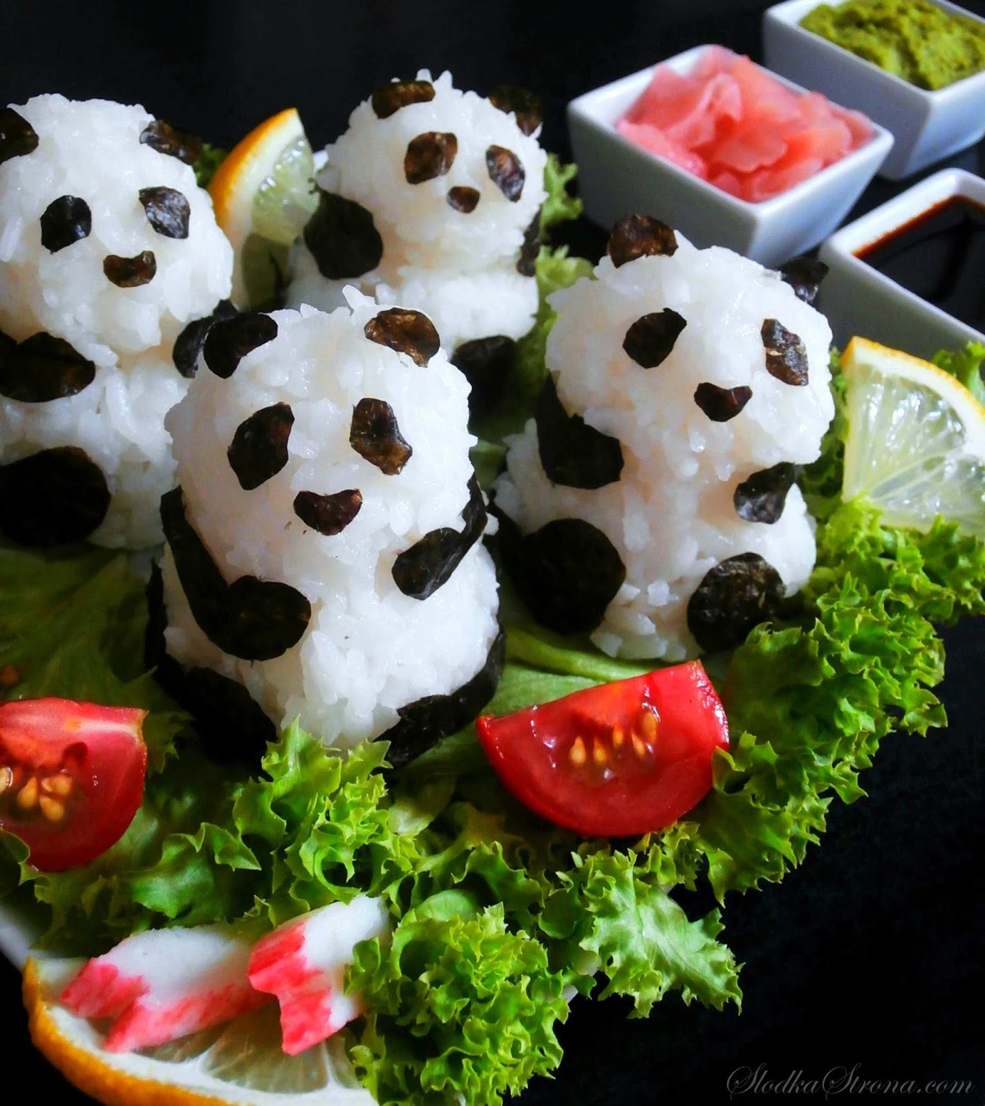 Sushi Panda - Przepis - Słodka Strona