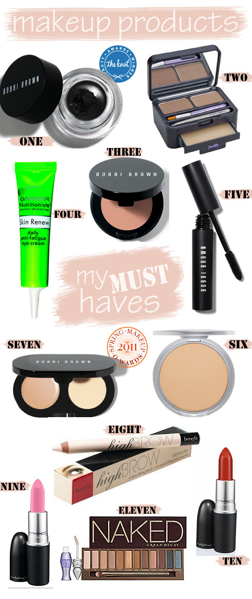My Makeup Must Haves