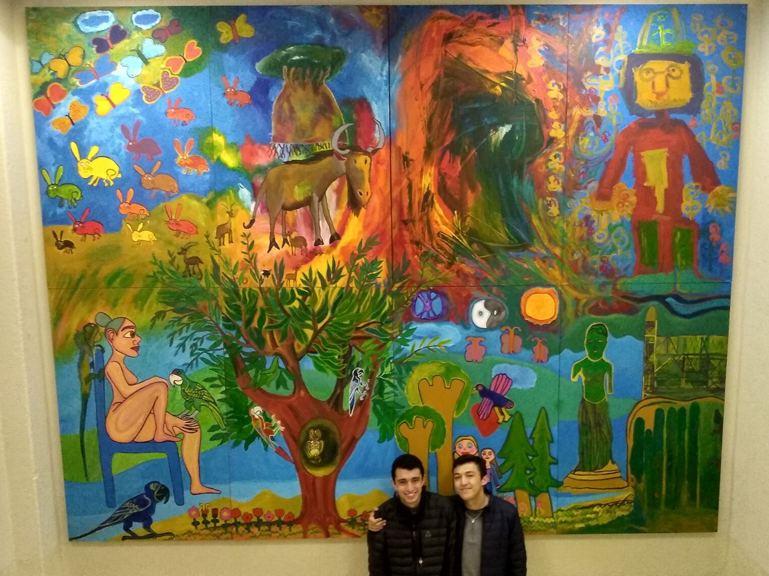 Mural en la Fac. de Idiomas de UABC 2019