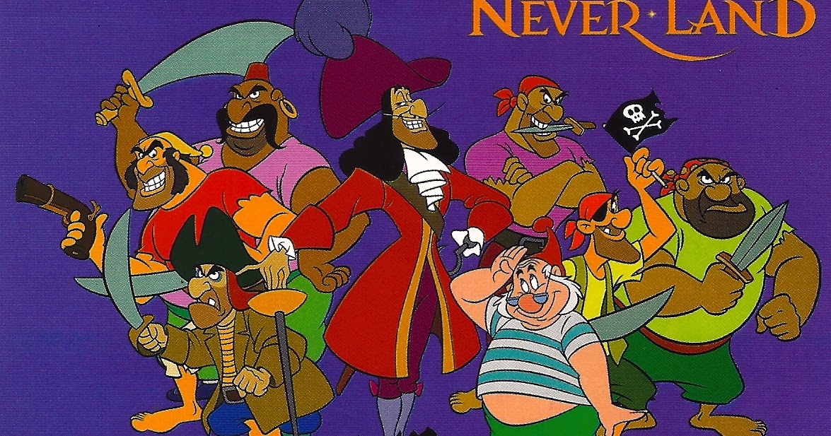 My Favorite Disney Postcards: Captain Hook and His Pirates