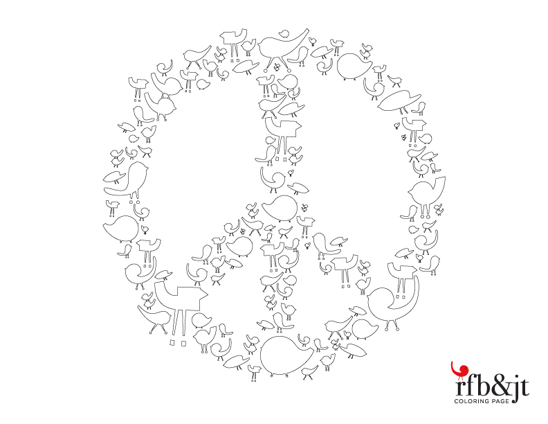 The Jolly Blog: Coloring Page: Jolly Peace