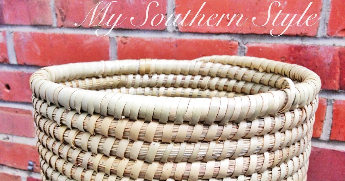 My Southern Style The Charleston Sweetgrass Basket