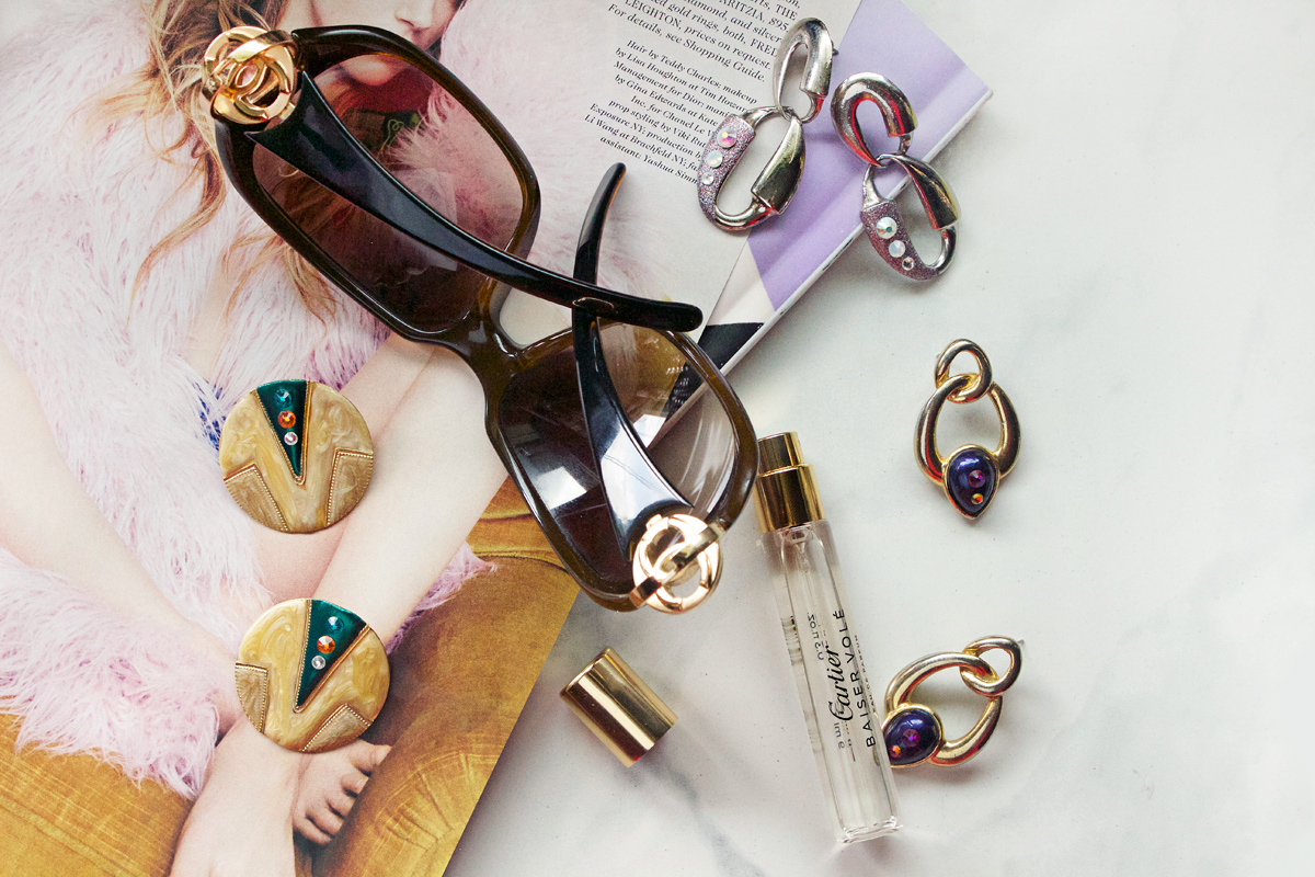 vintage earring recycling tutorial by Quiet Lion Creations. photo copyright Allison Beth Cooling.