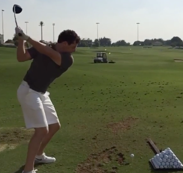 Ripped And Ready Rory McIlroy Posts Two New Swing Videos