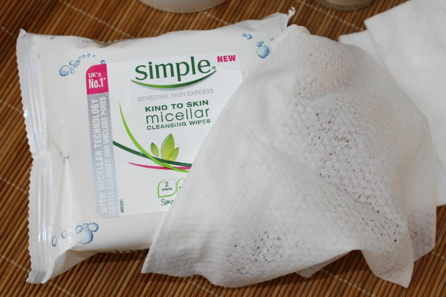 Simple Micellar Cleansing Wipes Review and Photos Pink Paradise Beauty