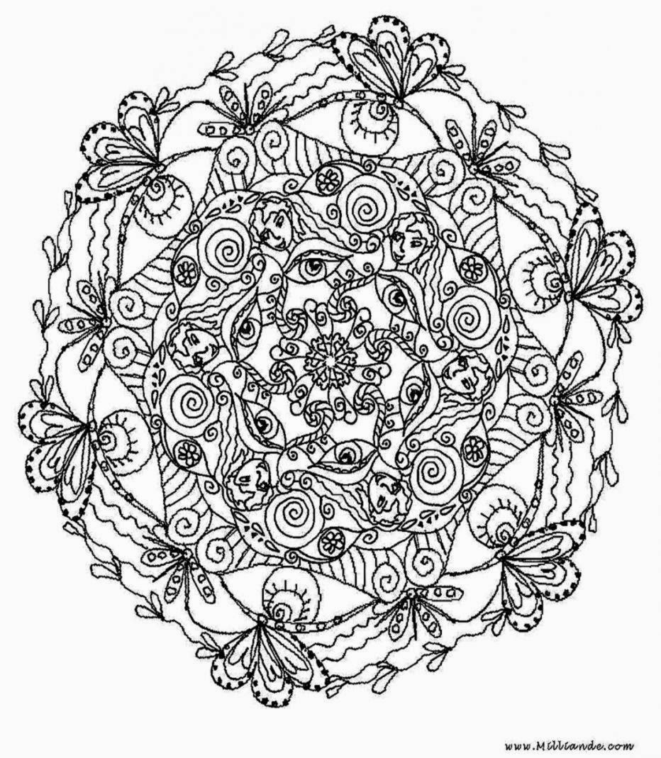 Printable Coloring Pages For Adults  Free Coloring Sheet