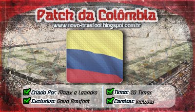Mega Atualização Super Pack de Patches para Brasfoot - Brasfoot Online patch colombia brasfoot 2018