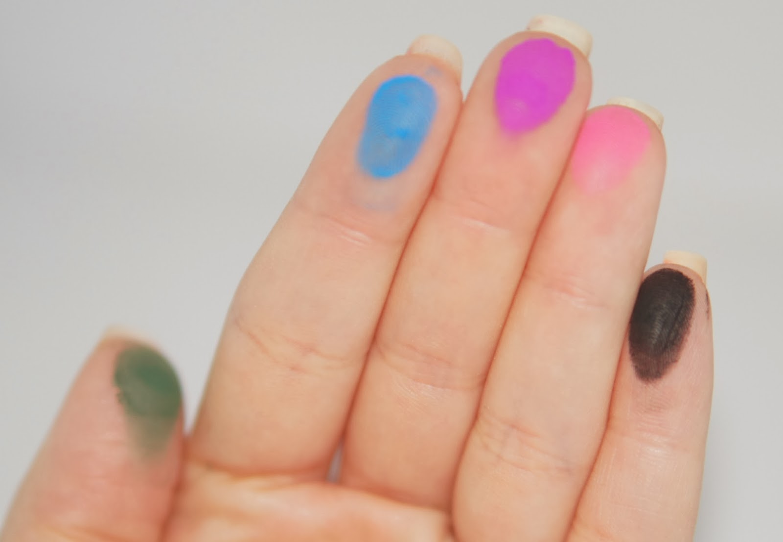 swatches da paleta da jasmyne
