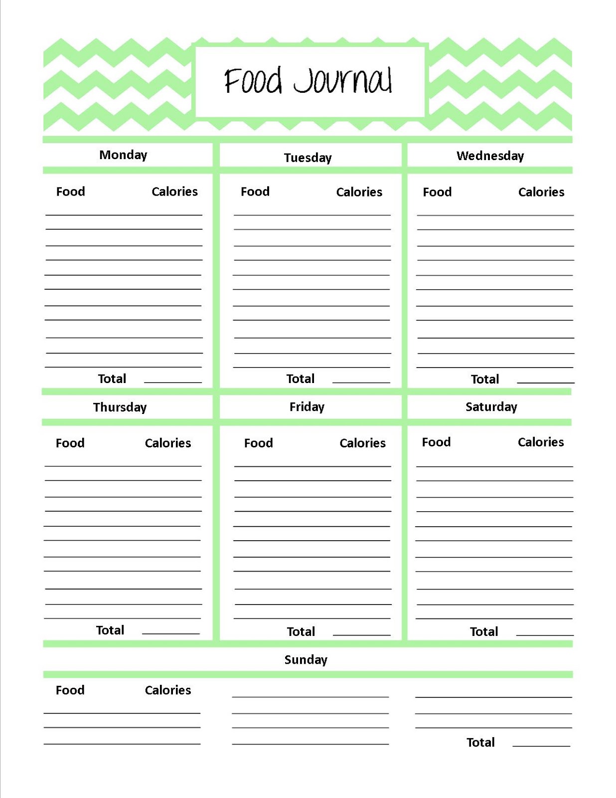 cute daily food log under fontanacountryinn com cute daily food log
