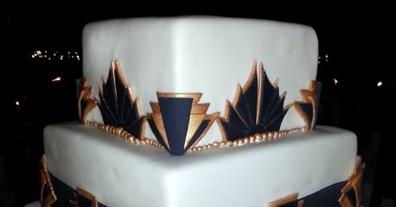 A Heavenly Ceremony Blog: Art Deco Wedding Cake - As Tasty ...