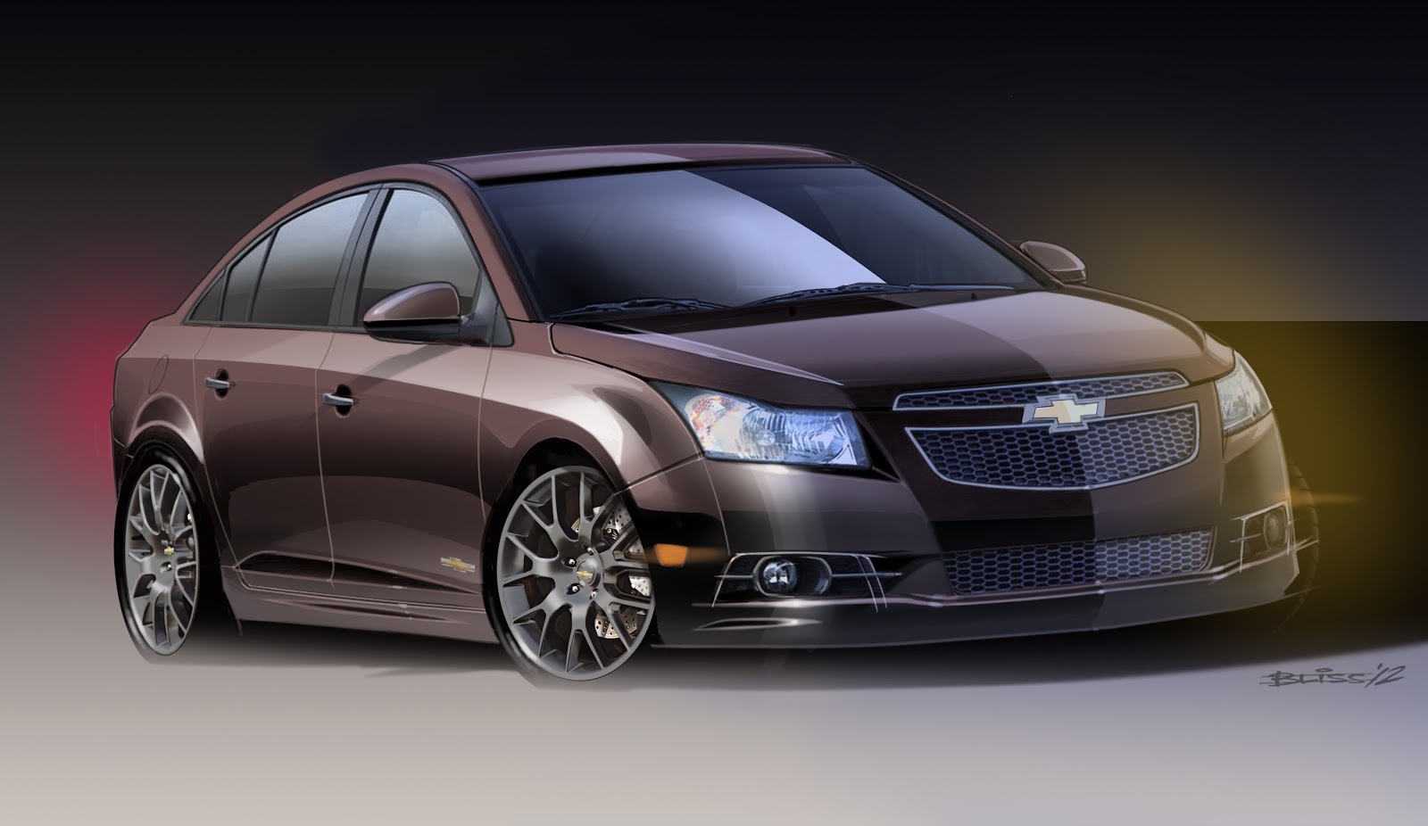 [SEMA Show] 2012 Chevrolet+Cruze+Upscale+concept+.
