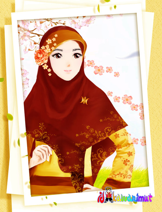 wallpaper muslimah sejati. wallpaper muslimah kartun.