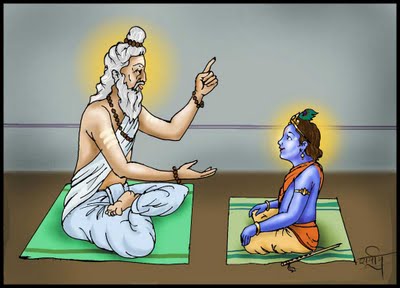 Vashishtha krishna photo Vashishtha krishna Kanaiya gets gyan from Guru!