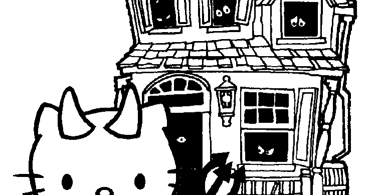 Hello Kitty Halloween Coloring Pages | Hello Kitty Forever