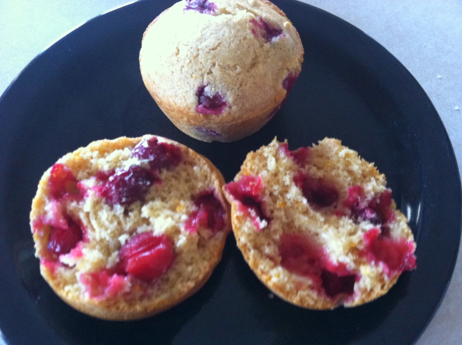 menu managed Cranberry Orange Almond Muffins