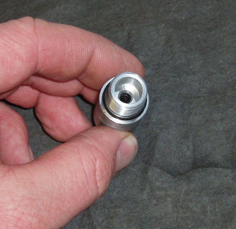 This counterbore acts as a seat for the valve spring. I made it just title=