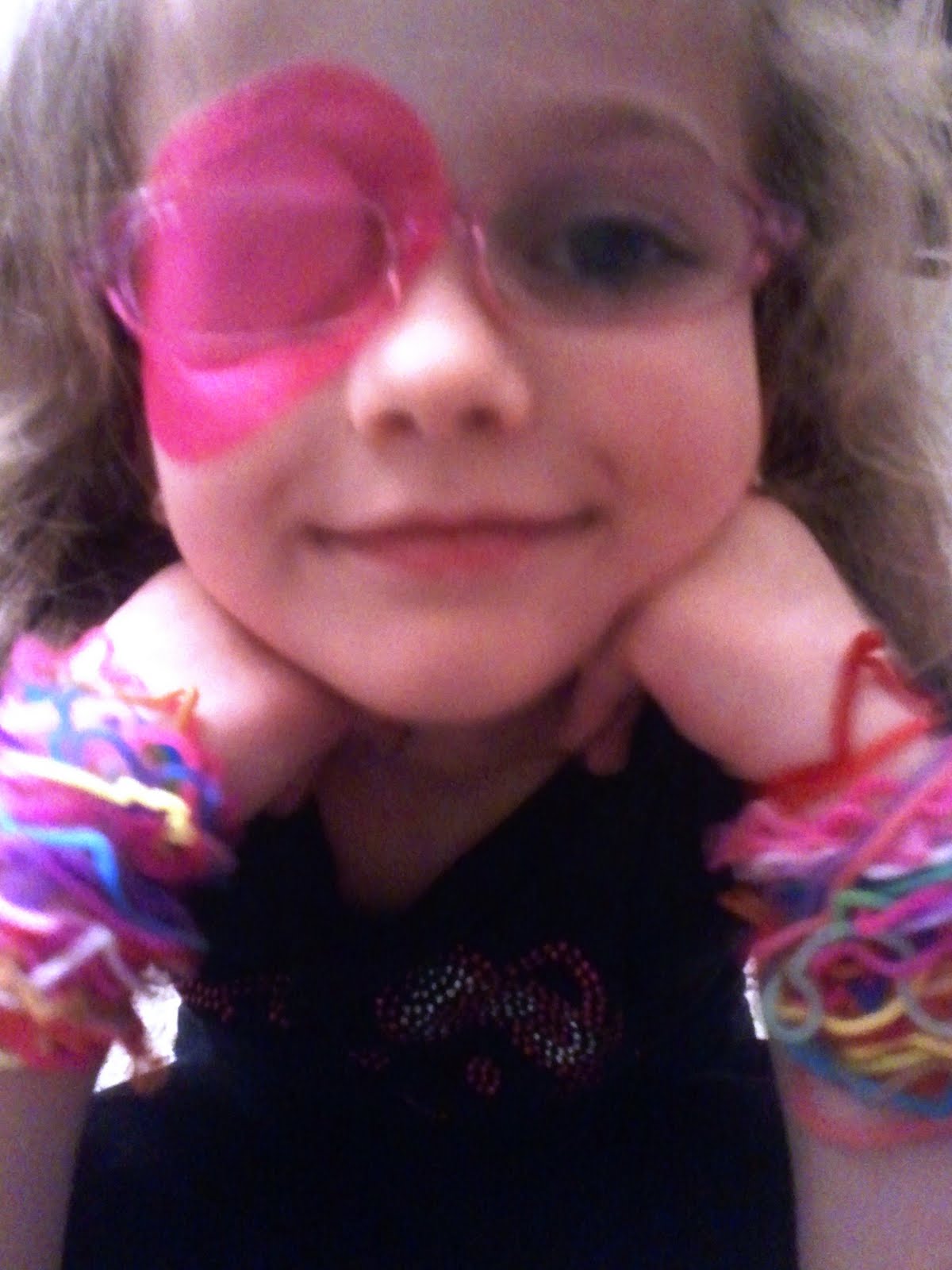 Wearing Eye Patch For Amblyopia