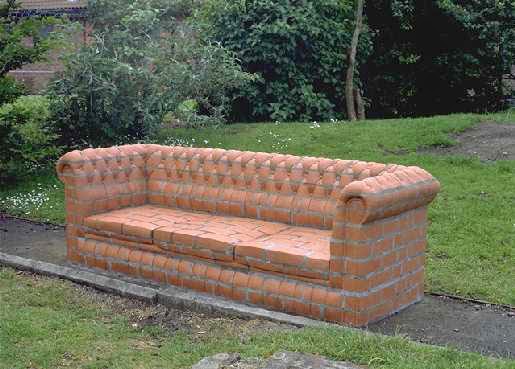 Brick art, Brick wall decor, Yard design