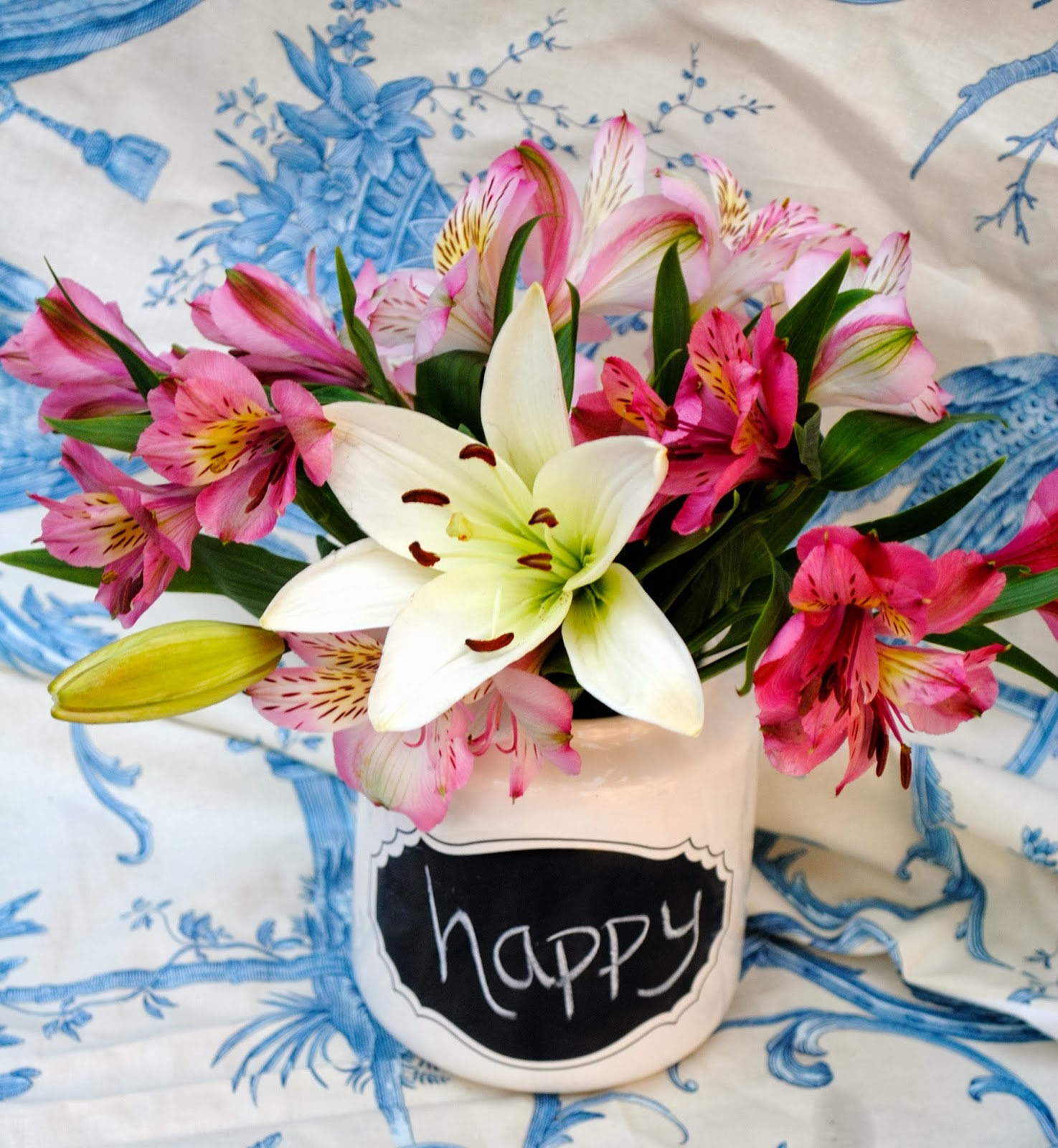 Jackie Fo Chalkboard Message Flower Vases