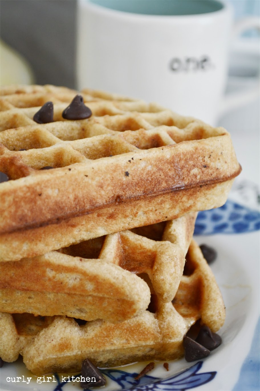 Curly Girl Kitchen Chocolate Chip Cookie Waffles