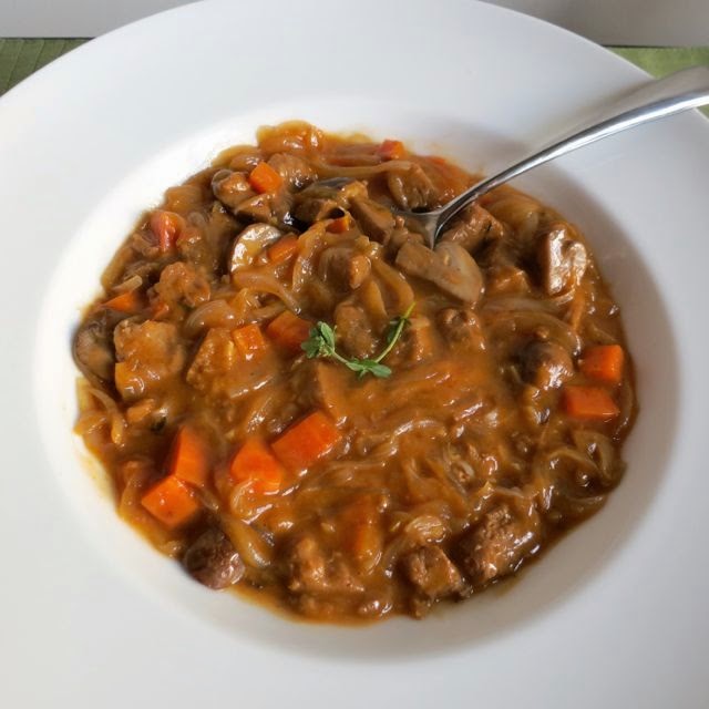 The Veracious Vegan BeerBathed Seitan Stew