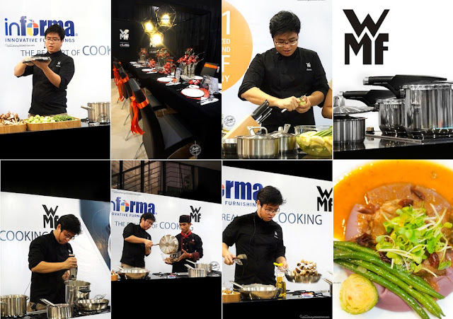 aksi chef John Sawarto di acara the real art of cooking persembahan informa dan WMF aksi chef John Sawarto di acara the real art of cooking persembahan informa dan WMF