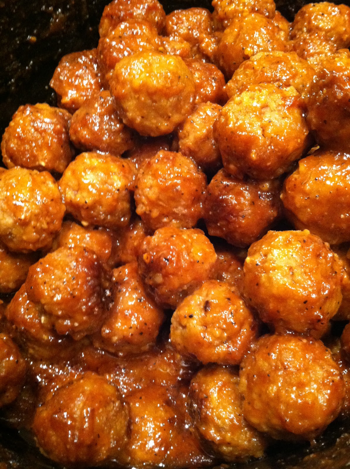 Crockpot Sticky BBQ Meatballs - Homestead Recipes