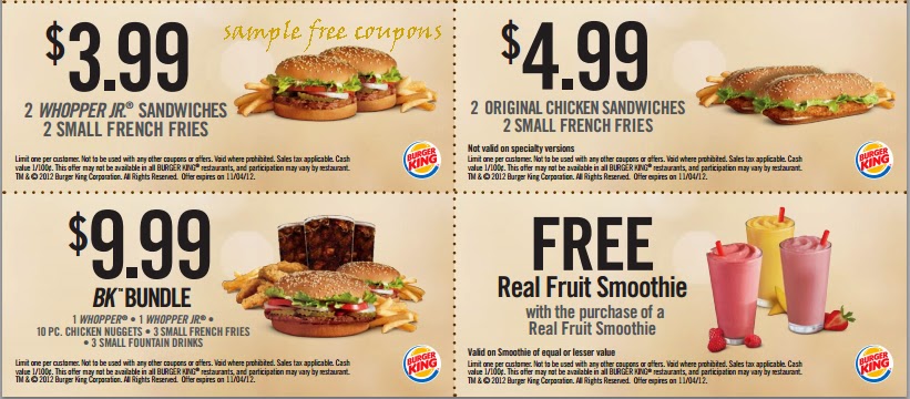 Bk coupons november