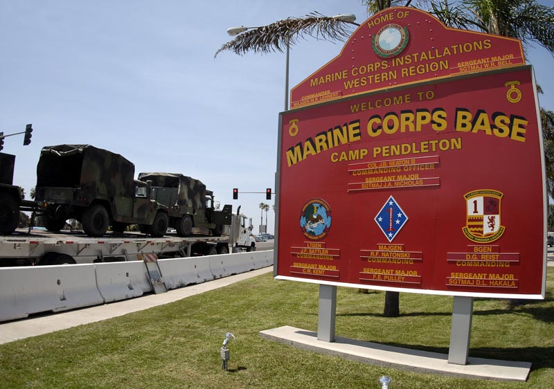 california marine bases