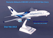 Skymarks Malaysia Airbus A380800 Scale 1 200 SKR693 (skr )
