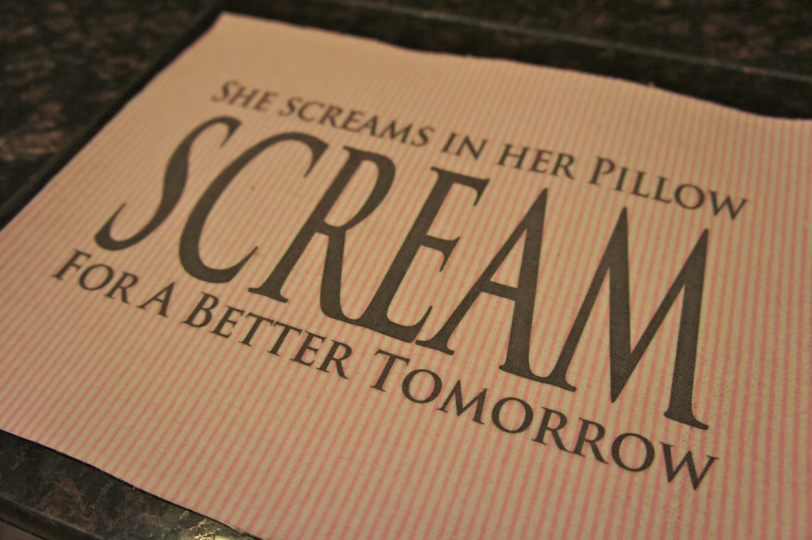 Trendy TreeHouse Scream Pillow A Tutorial