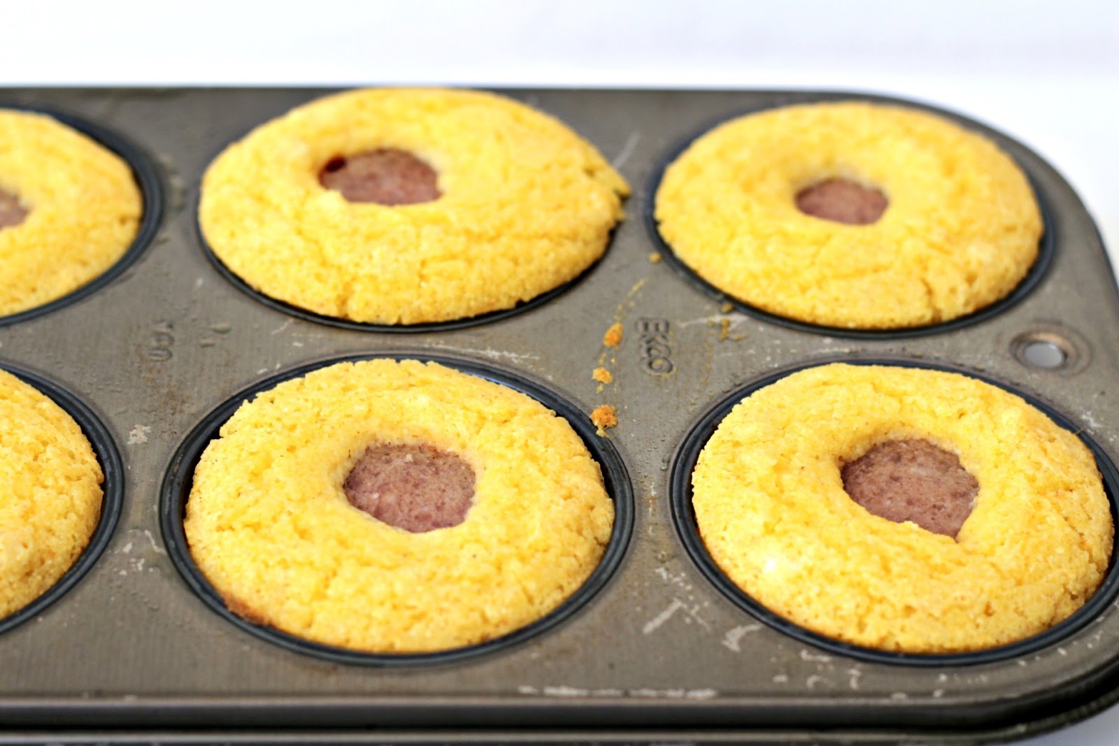 Milk and Honey Corn Dog Muffins