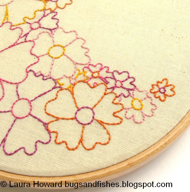 The Best of Simple Embroidery Patterns Flowers Picture Ideas