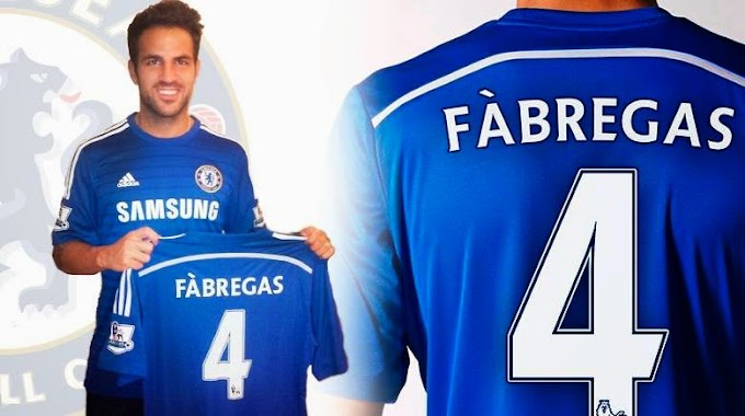 Chelsea officially sign Cesc Fabregas from Barcelona.