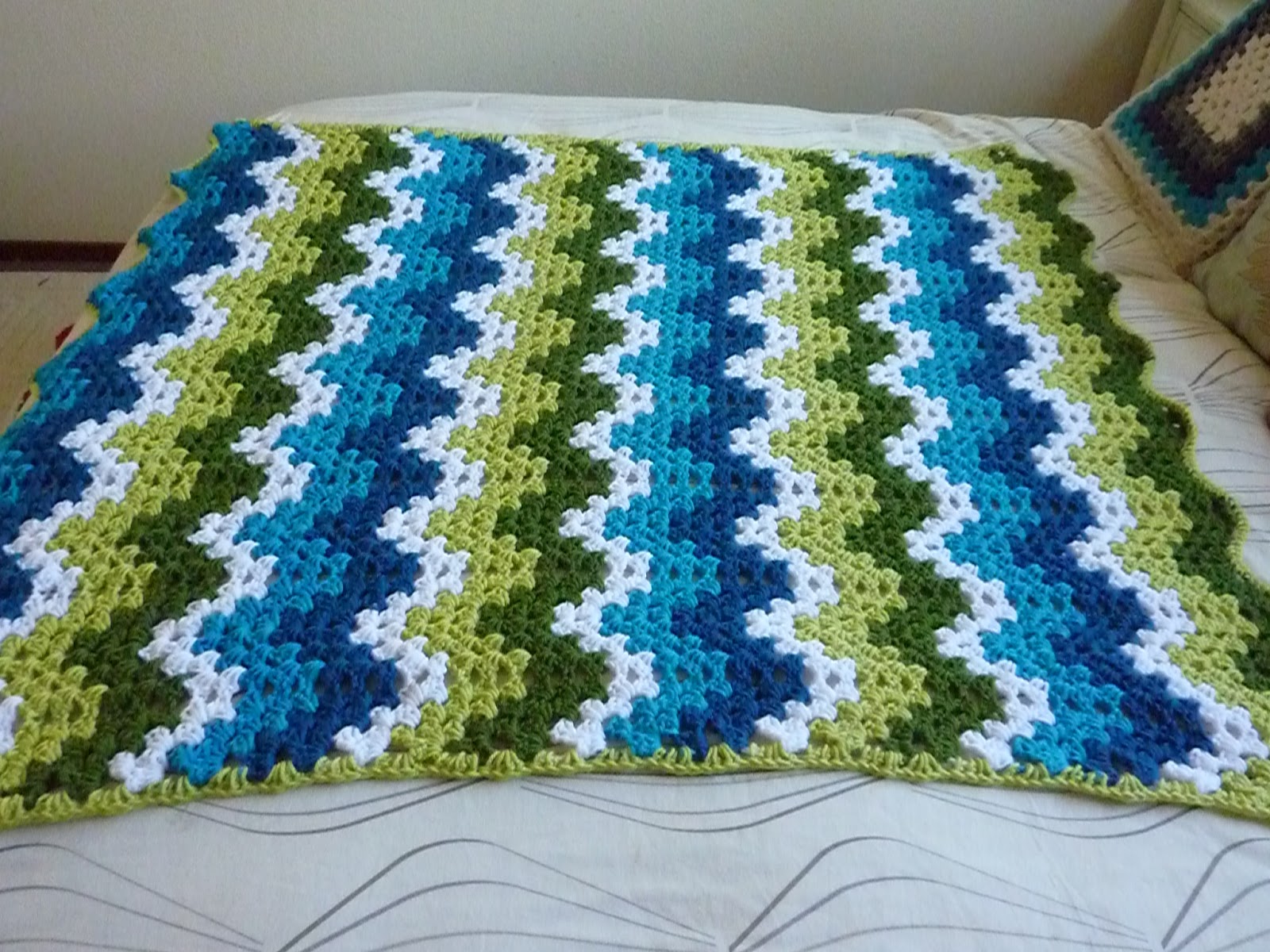 Simply Stoked Crochet Granny Ripple Afgan
