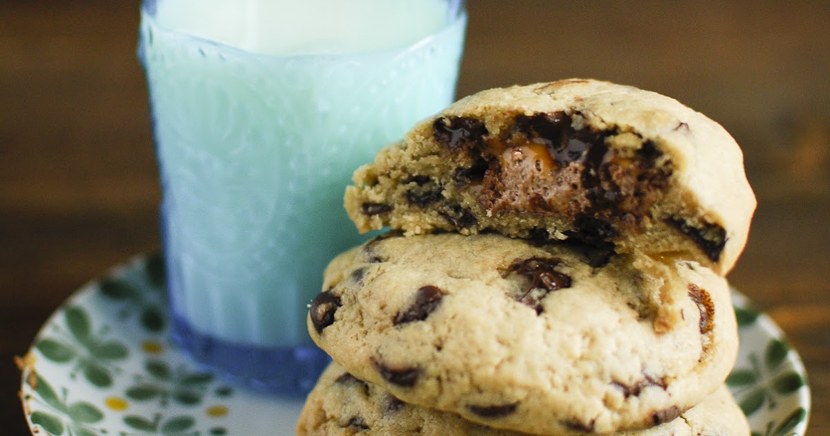 Mars Bar Stuffed Cookies Katiecakes