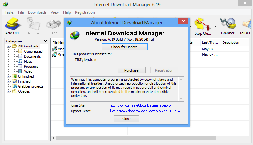 IDM 6.19 build 7 Silent Full