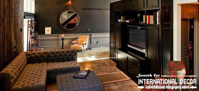 tips to creating retro interior design style, retro living room design 2015