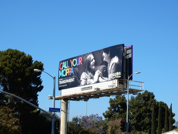Transparent 2015 Emmy billboard La Cienega Boulevard Transparent 2015 Emmy billboard