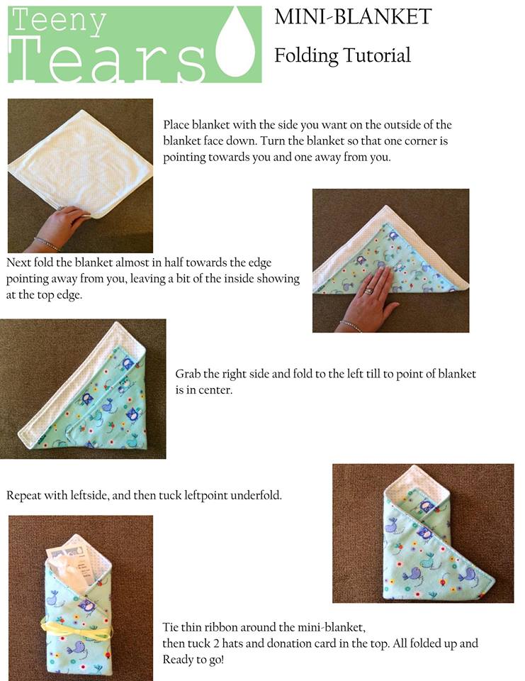 Teeny Tears MiniBlankets and MiniQuilts