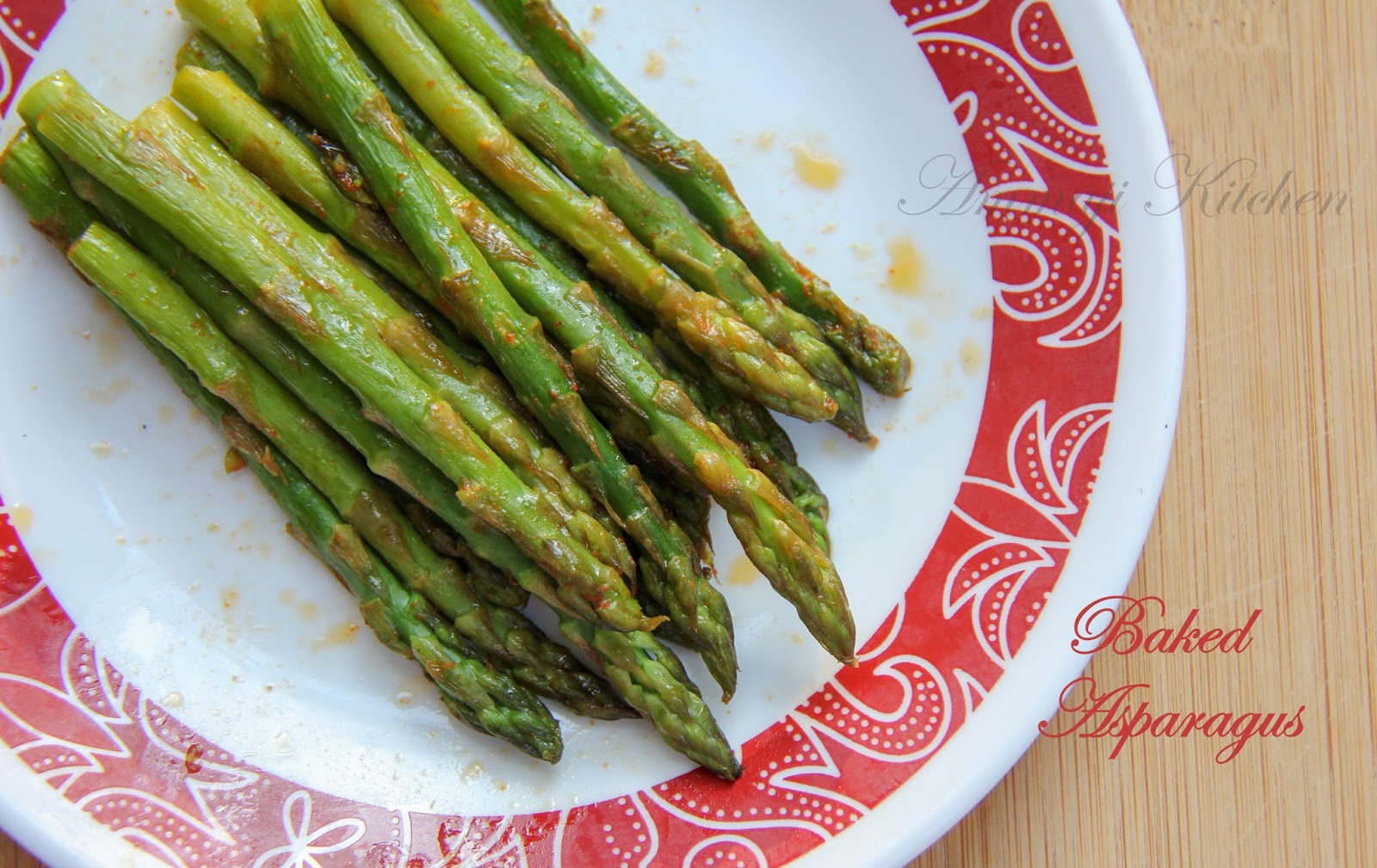 Baked Asparagus Indian Food Recipes Ammaji Kitchen