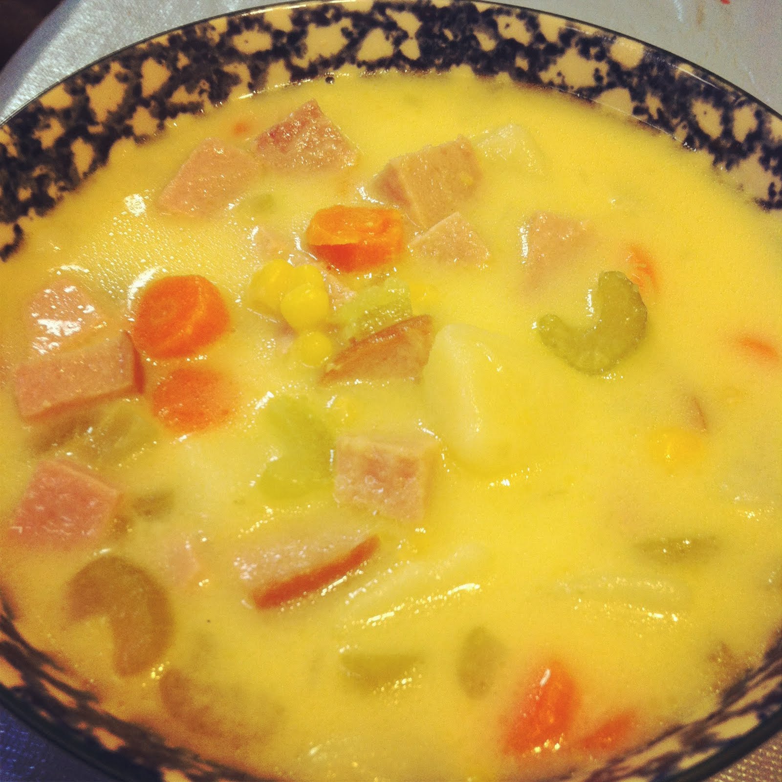 Jennie's Kitchen Cheddar Ham Chowder