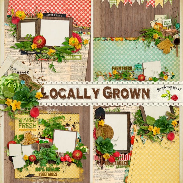 Raspberry Road Designs Locally Grown Collection & Free Mini Kit